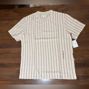 Aimé Leon Dore Aime ALD Pinstripe Tee 'Pristine' (Cream) Men’s Size XL